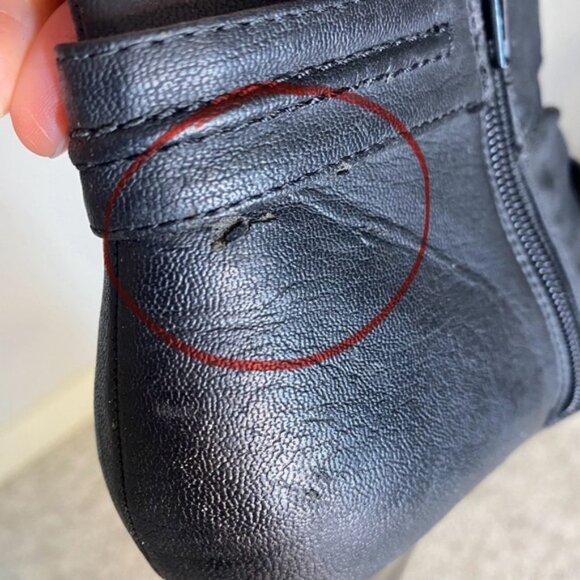 ALBERTO Womens Black Ankle Booties with Inner Zipper 2” heel - Picture 14 of 15